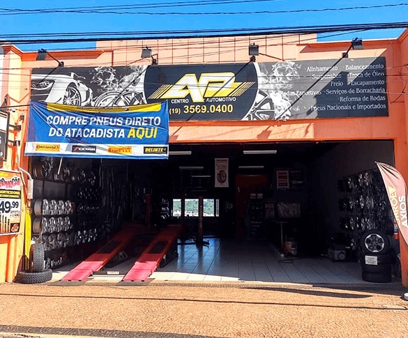 Fachada loja AP Centro Automotivo